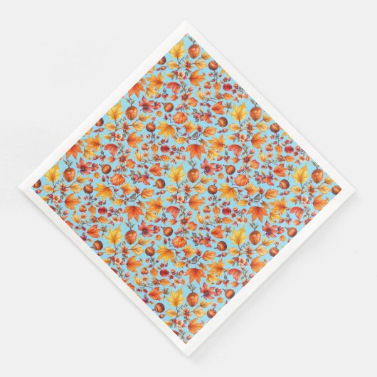 De herfst is in de lucht servet (Hoek)