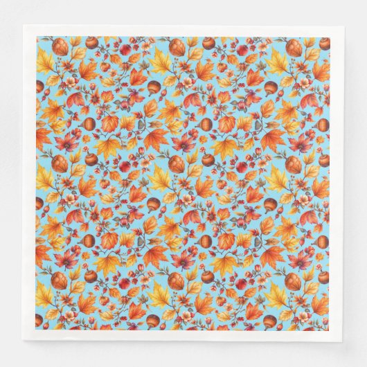 De herfst is in de lucht servet (Voorkant)