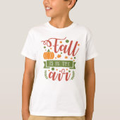 De herfst is in de lucht t-shirt (Voorkant)