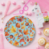 De herfst is in de lucht Thanksgiving Papieren Bordje (Feest)