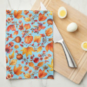 De herfst is in de lucht theedoek (Quarter Fold)