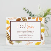 De herfst is in de luchtvaart kaart (Staand voorkant)