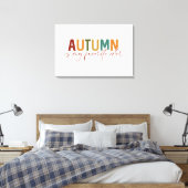 De herfst is mijn favoriete kleur canvas afdruk (Insitu (Slaapkamer))