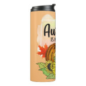 De herfst is mijn favoriete kleur - laat pompoen thermosbeker (Gedraaid links)