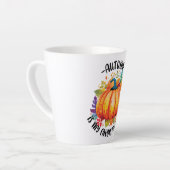 De herfst is mijn favoriete kleur latte mok (Linkerhoek)