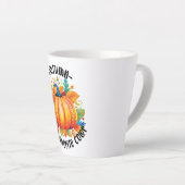 De herfst is mijn favoriete kleur latte mok (Rechterhoek)