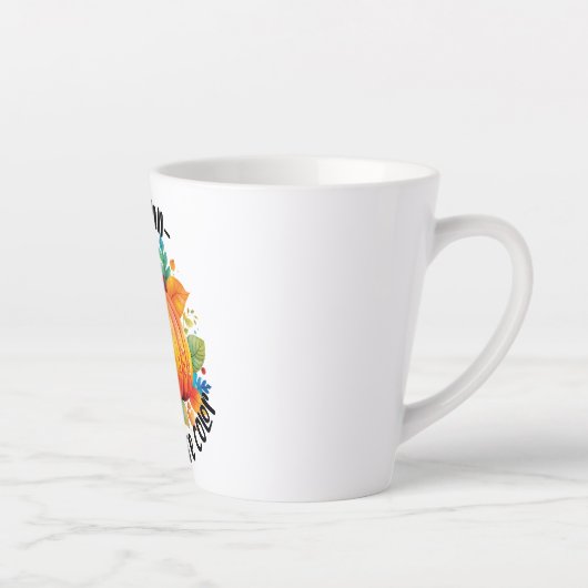 De herfst is mijn favoriete kleur latte mok (Rechts)