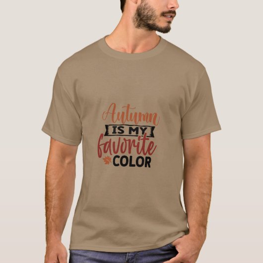 De herfst is mijn favoriete kleur t-shirt (Voorkant)