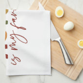 De herfst is mijn favoriete kleur theedoek (Quarter Fold)