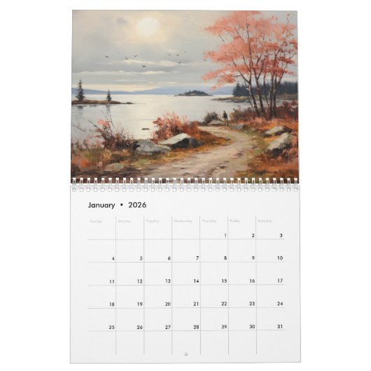 De herfst is mijn favoriete seizoen kalender (Jan 2026)