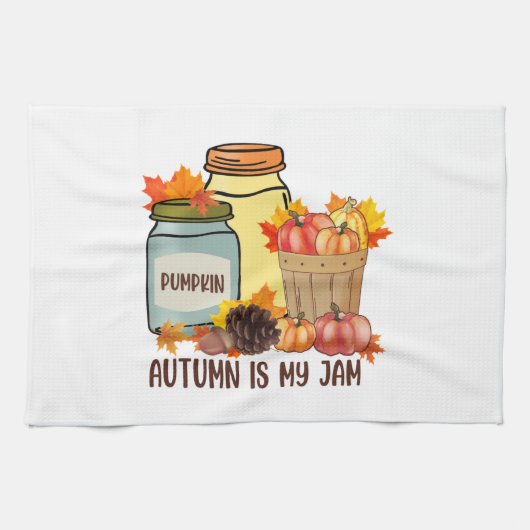 De herfst is mijn jam theedoek (Horizontaal)