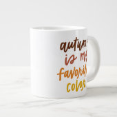 "De herfst is mijn lievelingskleur" Grote Koffiekop (Voorkant rechts)