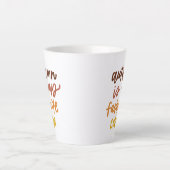 "De herfst is mijn lievelingskleur" Latte Mok (Voorkant)