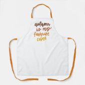 "De herfst is mijn lievelingskleur" Schort (Voorkant)