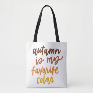 "De herfst is mijn lievelingskleur" Tote Bag