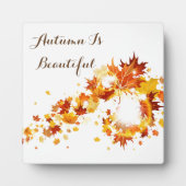 De herfst is prachtig Plaque Fotoplaat (Voorkant)