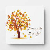 De herfst is prachtig Plaque Fotoplaat (Voorkant)