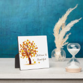 De herfst is prachtig Plaque Fotoplaat (Insitu)