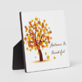 De herfst is prachtig Plaque Fotoplaat (Voorkant)