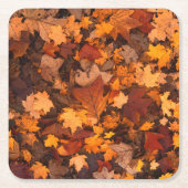 de herfst kartonnen onderzetters (Voorkant)