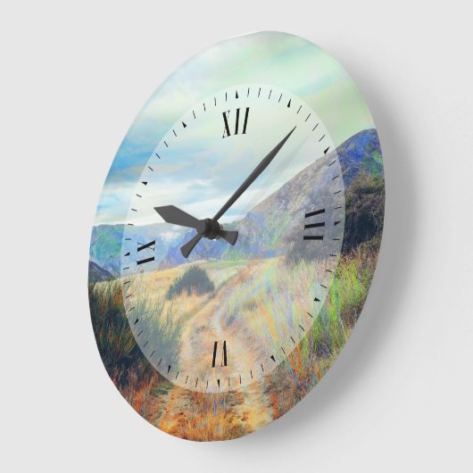 De herfst kleurt natuurlandschap grote klok (Hoek)