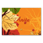 De herfst komt op zonsondergang kaart (Voorkant)