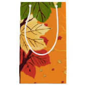 De herfst komt op zonsondergang klein cadeauzakje (Voorkant)