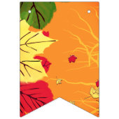 De herfst komt op zonsondergang vlaggetjes (Eerste vlag)