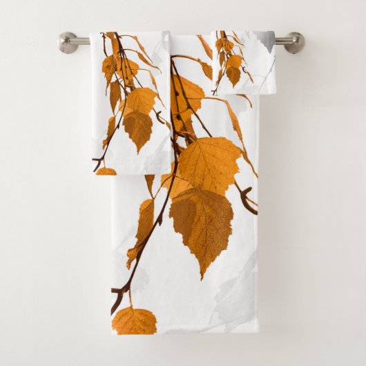 De herfst laat 2 bad handdoek (Insitu)
