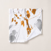 De herfst laat 2 bad handdoek (Wasdoekje)