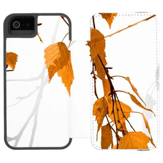 De herfst laat 2 incipio iPhone portemonnee hoesje (Agenda Open)