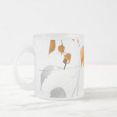 De herfst laat 2 matglas koffiemok (Links)