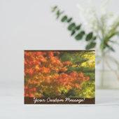 De herfst laat 7 briefkaart (Staand voorkant)