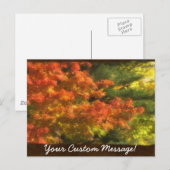 De herfst laat 7 briefkaart (Voorkant / Achterkant)