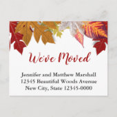 De herfst laat Aangepaste Bewegende Aankondiging v (Voorkant)