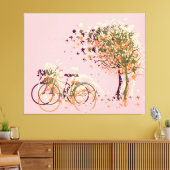 De herfst laat bomen #2 canvas afdruk (Insitu (Woonkamer))