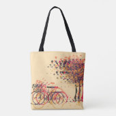 De herfst laat bomen #3 tote bag (Achterkant)