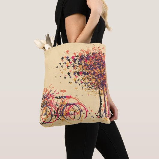 De herfst laat bomen #3 tote bag (Dichtbij)