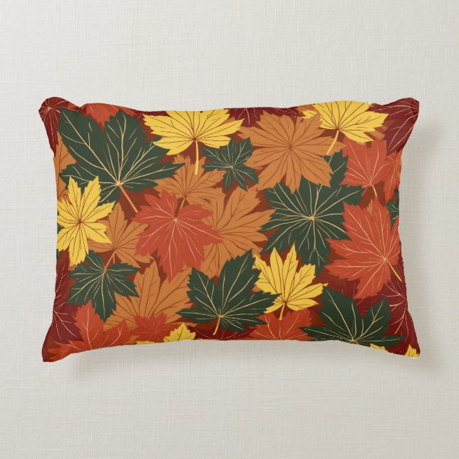 De herfst laat de Accent Pillow Accent Kussen (Voorkant)