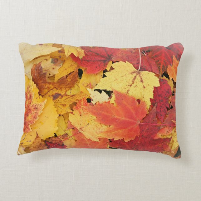 De herfst laat de Accent Pillow Kussen (Achterkant)
