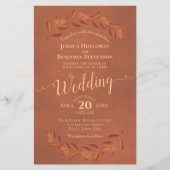 De herfst laat de begroting van Terracotta uitnodi (Voorkant)