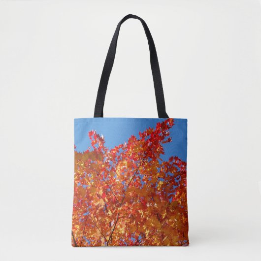 De herfst laat de Foto 2 van New England Canvas ta Tote Bag (Voorkant)