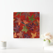 De herfst laat de Herfst de seizoenboom verlaten,  Vierkante Klok (Huis)