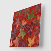 De herfst laat de Herfst de seizoenboom verlaten,  Vierkante Klok (Hoek)