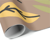 De herfst laat de Herfst van de Thanksgiving Grafi Cadeaupapier (Rol Hoek)