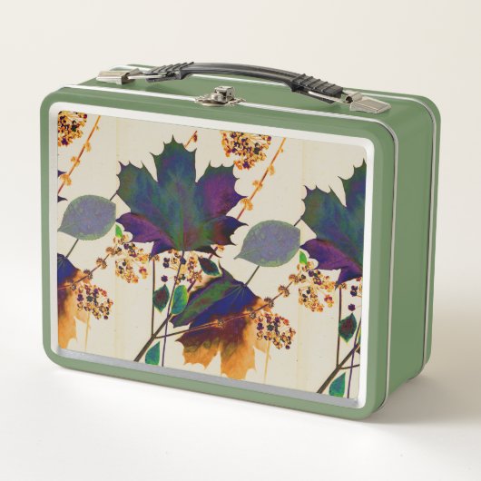 De herfst laat de Koninklijke Kleuren Metal Lunchb (Voorkant)