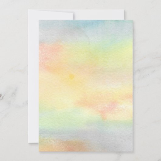 De herfst laat de Thanksgiving Innodiging Kaart (Achterkant)