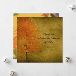 De herfst laat de Thanksgiving schitterende grafis Feestdagenkaart