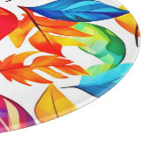 De herfst laat een Abstract patroon achter Snijplank (Hoek)