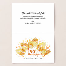 De herfst laat een Happy Thanksgiving-cadeautje vo